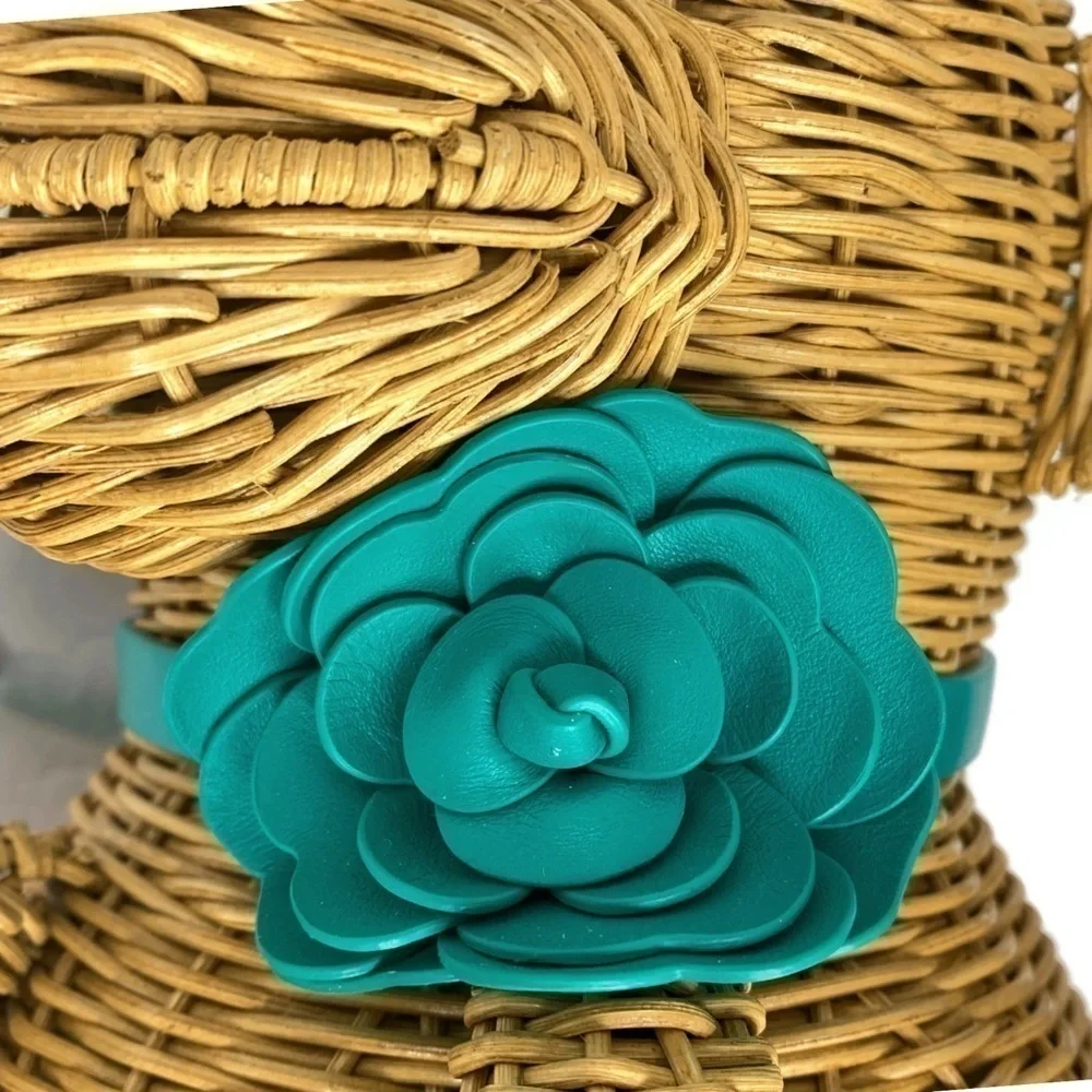 Kate Spade Monkey 🐒 Wicker Novelty Rare Bag
